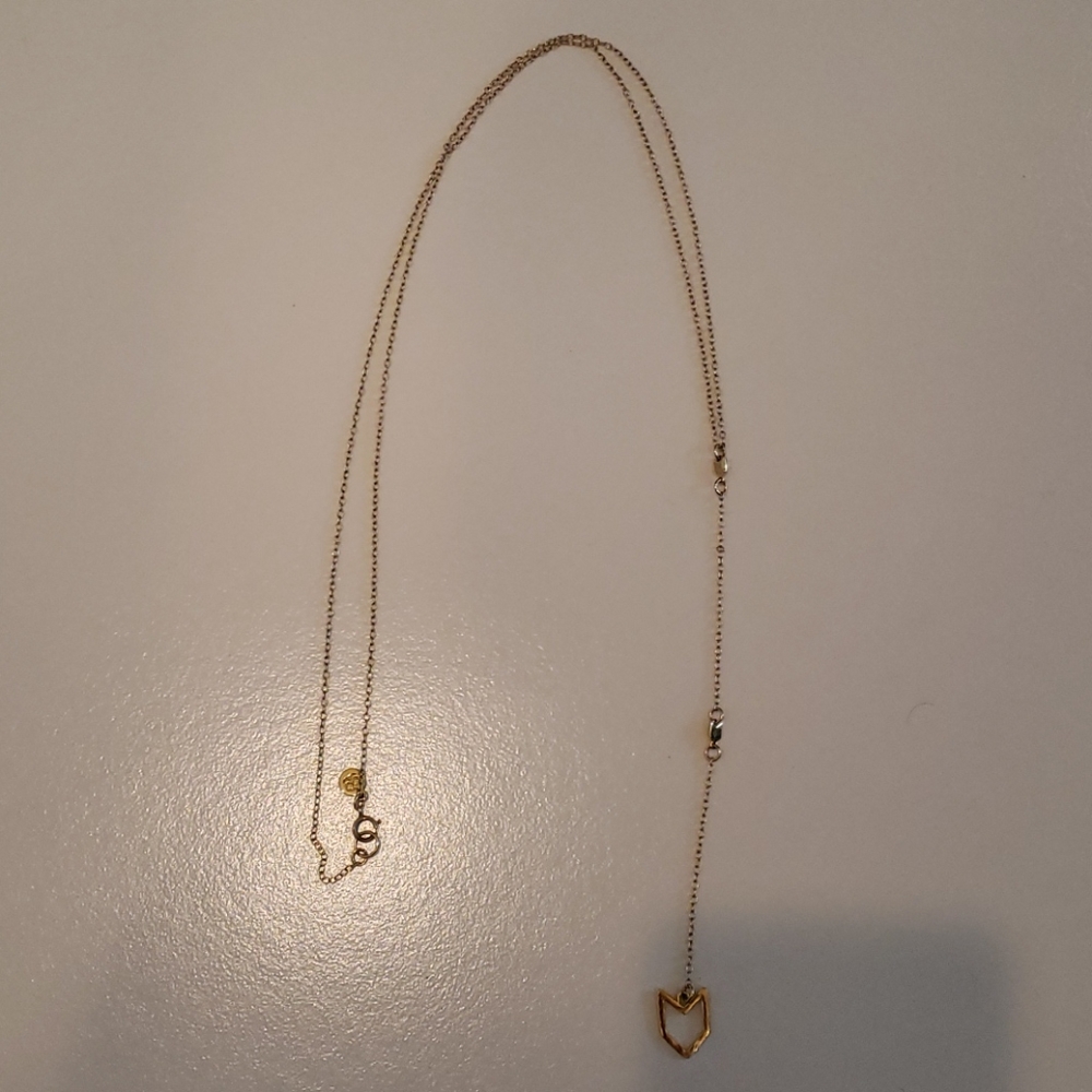 Gorjana gold lariat necklace